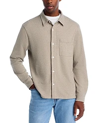 Madewell Heathered Twill Button Front Shirt