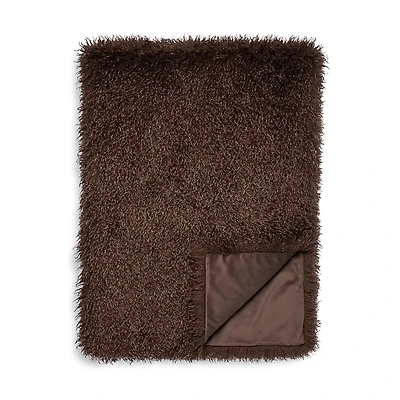 Hudson Park Collection Mongolian Faux Fur Throw Blanket - Exclusive