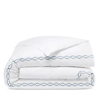 Matouk Brando Embroidered Percale Duvet Cover, Full/Queen - Exclusive