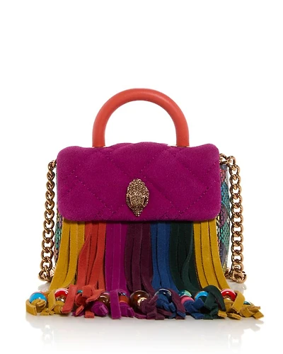 Micro Kensington Tassel Suede Bag