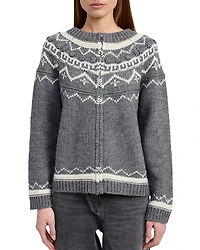 En Saison Esther Patterned Knit Jacket