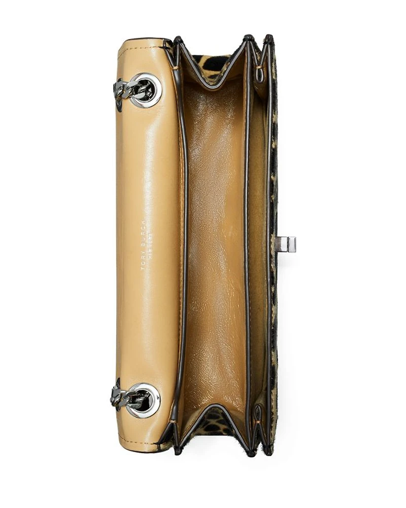 Kira Turnlock Haircalf Shoulder Bag