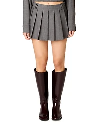 Nia Fennel Pleated Mini Skort