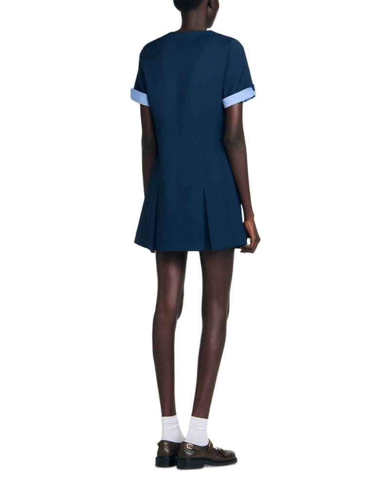 Short Pleated Dress