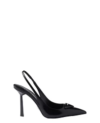 Women's Brushed Leather Slingback Pumps