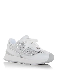Versace Women's Crystal Embellished Sneakers