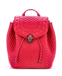 Pre-Owned Bvlgari Medium Serpenti Forever Backpack Quilted Leather