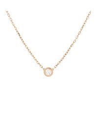 Pre-Owned Cartier Large Cartier D'Amour Pendant Necklace 18K Rose Gold with Diamond