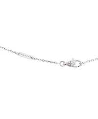 Mini Frivole Pendant Necklace 18K White Gold and Diamond