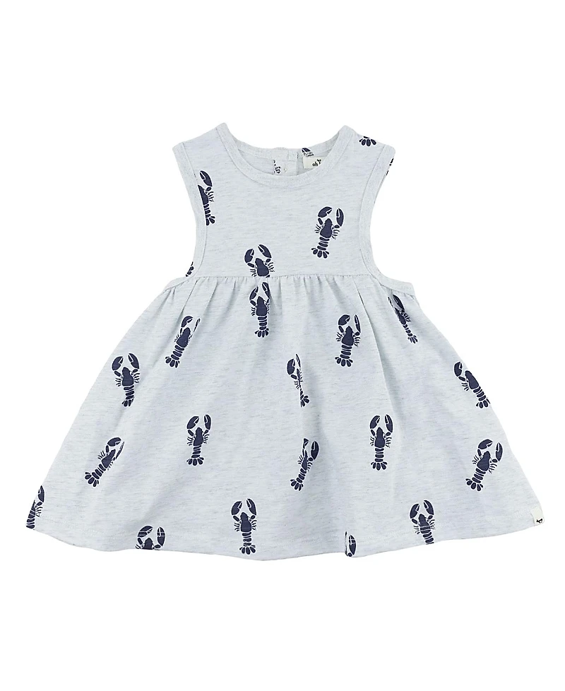 oh baby! Girls' Lily Tank Lobsters Print Dress - Baby