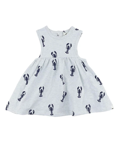 oh baby! Girls' Lily Tank Lobsters Print Dress - Baby