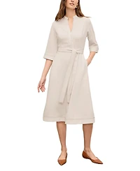 Lauleh Women's Everyday Crepe with Topstitch Dress