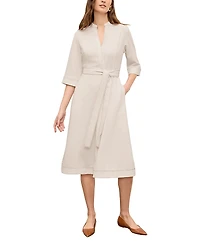 M. m.LaFleur Lauleh Women's Everyday Crepe with Topstitch Dress