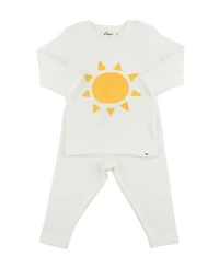 Unisex Sun Slub Applique Two Piece Set - Baby