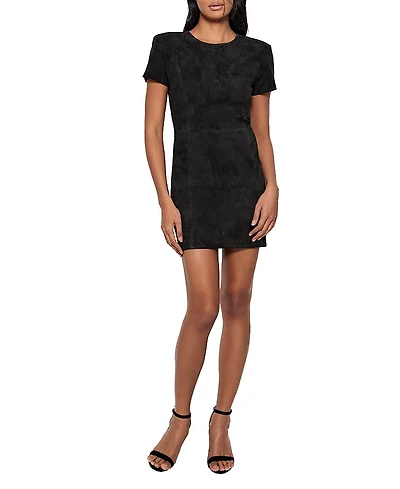 As by Df Fortuna Stretch Suede Dress