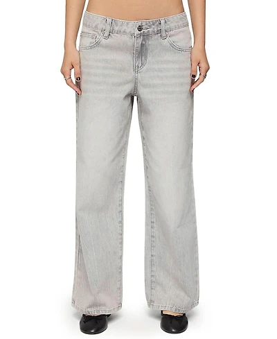 Edikted Petite Magda Low Rise Jeans