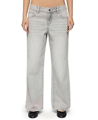 Edikted Petite Magda Low Rise Jeans