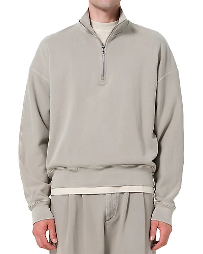 Agolde Idris Quarter Zip Sweatshirt