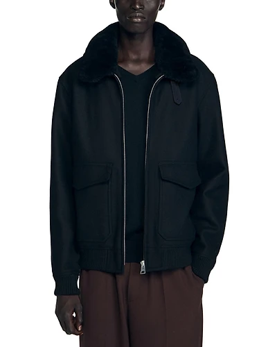 Sandro Aviator Jacket