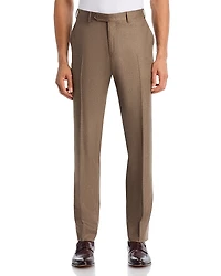 Canali Capri Slim Fit Wool Flannel Trousers