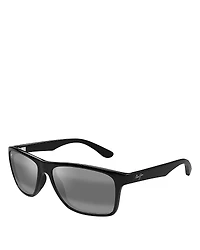 Maui Jim Onshore Polarized Rectangular Sunglasses, 58mm