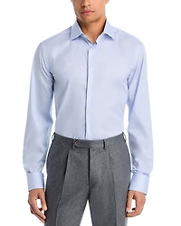 Canali Long Sleeve Button Front Shirt