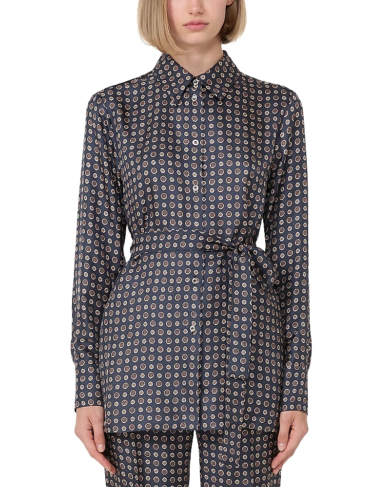 Max Mara Studio Boccale Silk Shirt