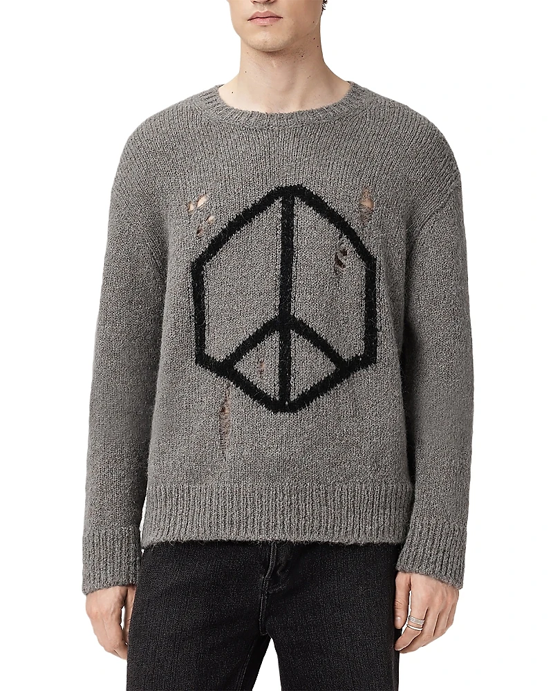 Allsaints Message Crew Sweater