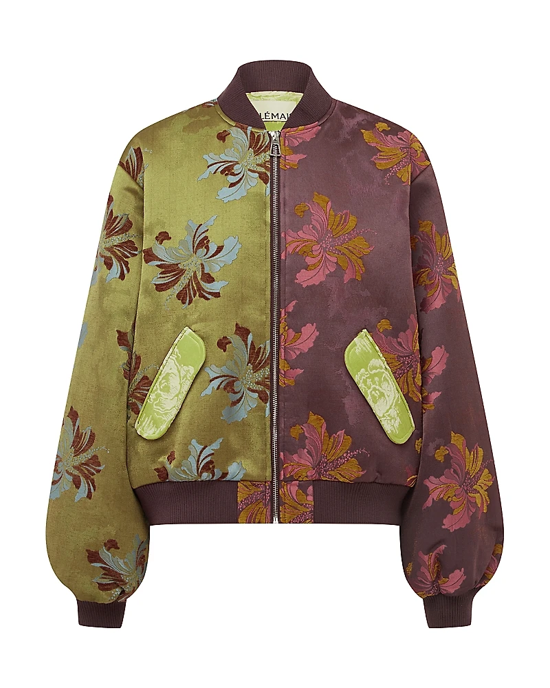 Alemais Adriana Jacquard Bomber Jacket