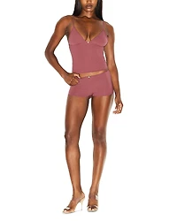 Skims Fe Picot Cami & Boyshorts Set