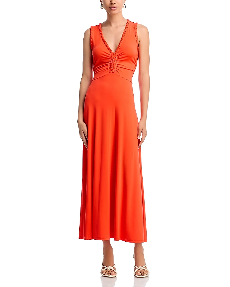 Derek Lam 10 Crosby Misha Matte Jersey Maxi Dress