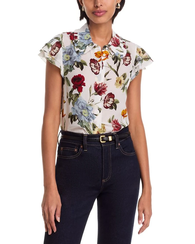 Martel Flutter Sleeve Top