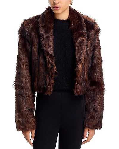 Nonchalant Label Uma Faux Fur Jacket
