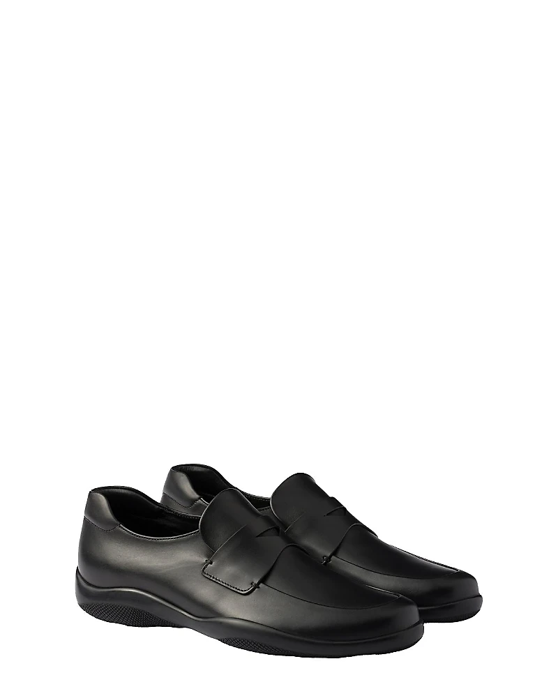 Prada Men's Toblach Leather Loafers