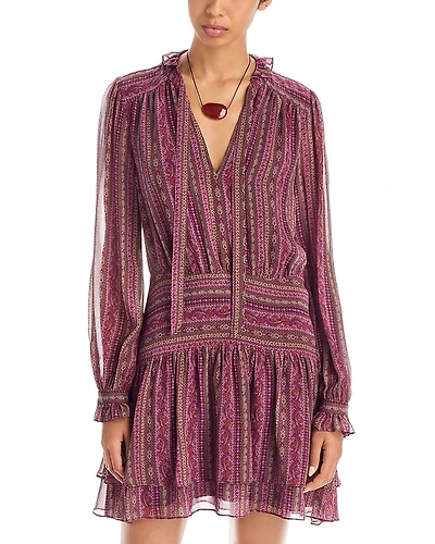 Paige Nantes Silk Mini Dress