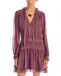 Paige Nantes Silk Mini Dress