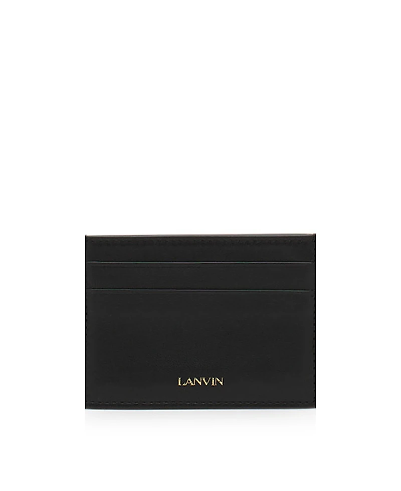 Lanvin Sequence Leather Cardholder