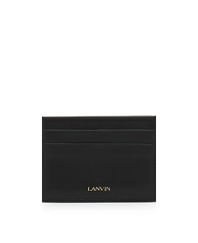 Lanvin Sequence Leather Cardholder