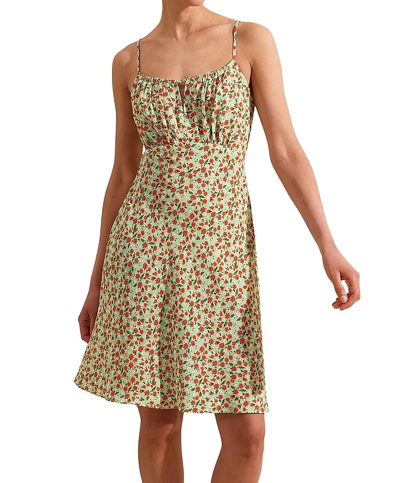 Ro & Zo Ditsy Mini Dress