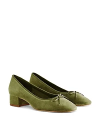 Reformation Women's Terry Ballet Pumps