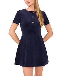 Ted Baker Cordis Placket Corduroy Mini Dress