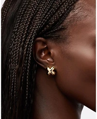 Gold Cassia Stud Earrings