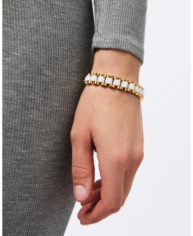 Ora Gold Ceramic Watch Strap Bracelet