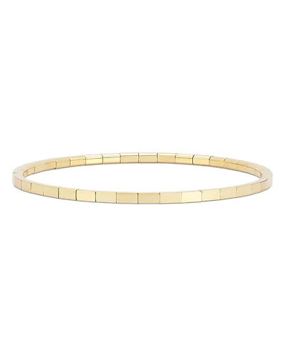Roberto Demeglio 18K Yellow Gold Extensible by Demeglio Square Link Stretch Bracelet