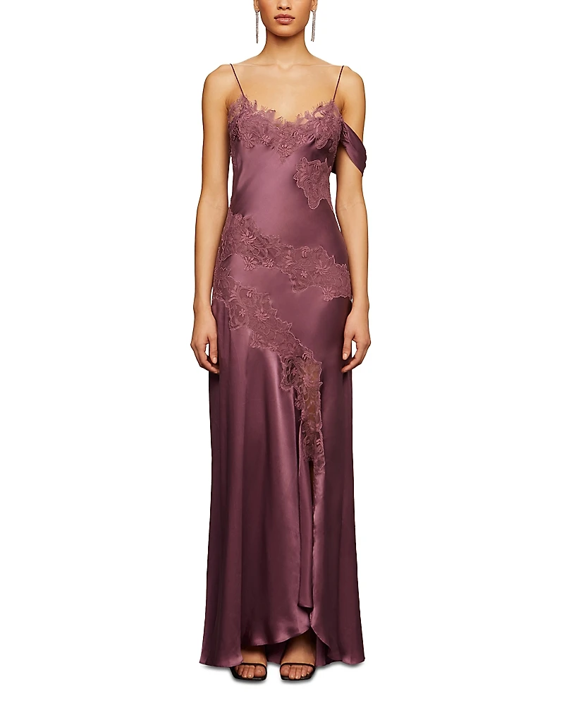 Amur Reese Silk Cascade Gown