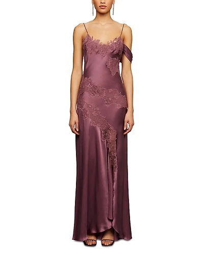 Amur Reese Silk Cascade Gown