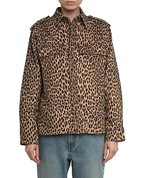 Zadig & Voltaire Taskam Leopard Denim Jacket