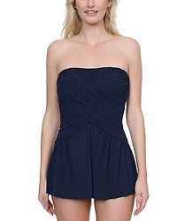 Gottex Lattice Bandeau Swimdress