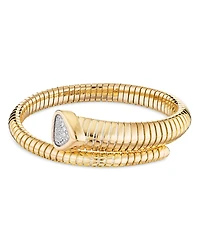 Marina B Trisola Diamond Trompette Bangle Bracelet