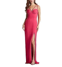 Tadashi Shoji Bia Spaghetti Strap Gown